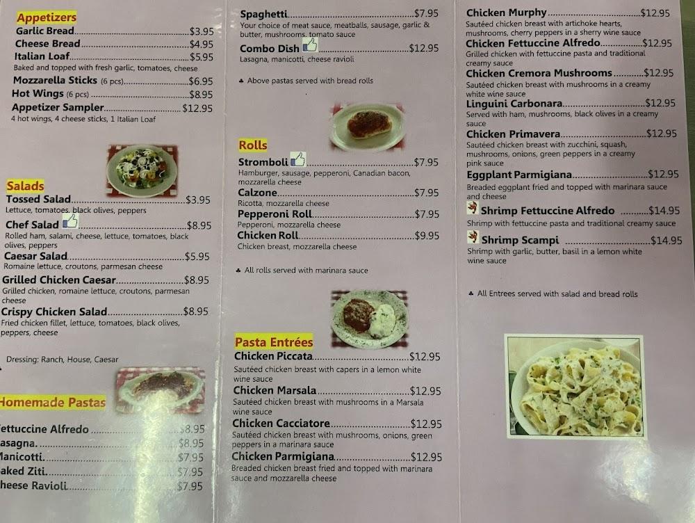 Aviano's Pizza Pasta Subs Menu image 2